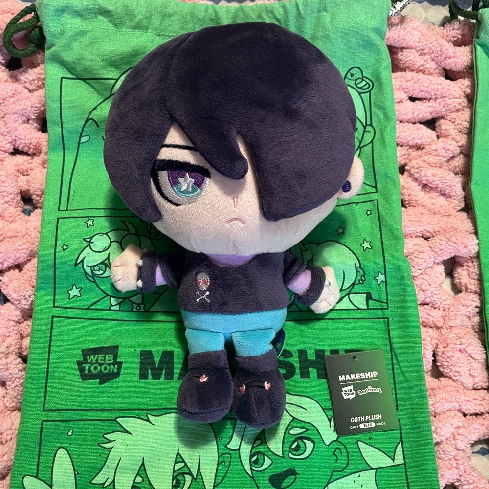 Rare Full Set Makeship Refrainbow Boyfriends Plushies 2022 and Original bags - Picture 2 of 10
